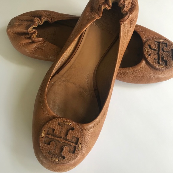 Tory Burch leather flats - Picture 1 of 4